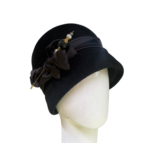 Black ‘Audrey’ Hat