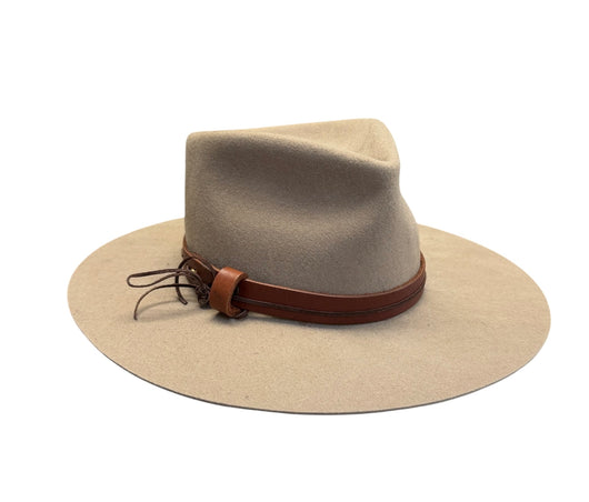 Beige Fedora 7 1/8 and 7 1/4
