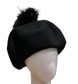 Large beret with pom - M/L