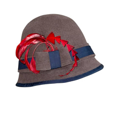 Brown Callie Cloche - medium.