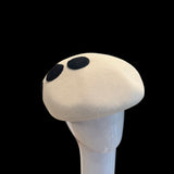 Spotted Winter white Dillon beret -23” medium