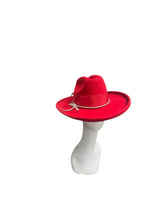 Red Rancher with Sequin trim 57-58cm