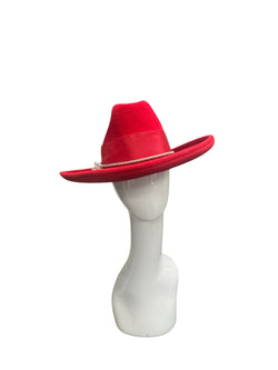 Red Rancher with Sequin trim 57-58cm