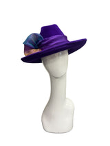 Purple Rancher with silk organza trim 57-58cm