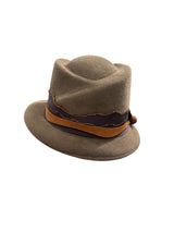 Beige Grace with leather trim - Med