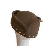 Taupe Handsculpted Beret M/L