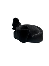 Black Bowed cocktail Hat
