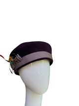 Purple Sophia Beret . Large 60cm