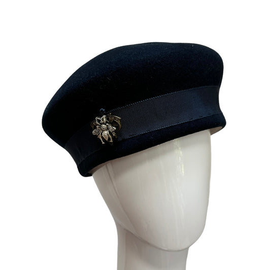 Navy Beret - Medium