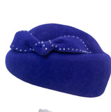 Blue Periwinkle cocktail Hat