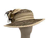 Derby hat - zebra animal print