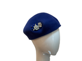 Royal Blue cocktail Hat